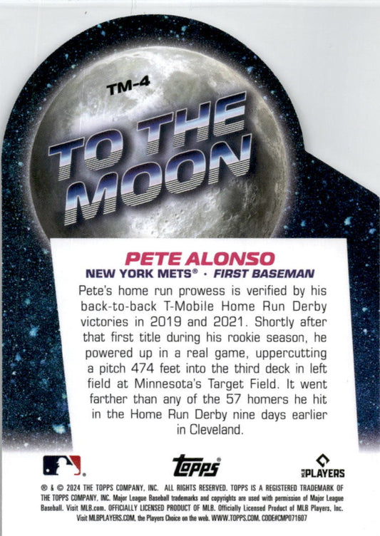 2024 Topps Big League - To the Moon Die-Cuts #TM-4 Pete Alonso
