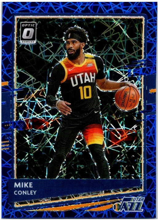 2020-21 Donruss Optic #123 Mike Conley Blue Velocity
