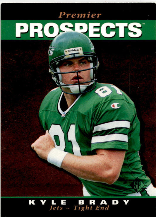 1995 SP #9 Kyle Brady Rookie New York Jets