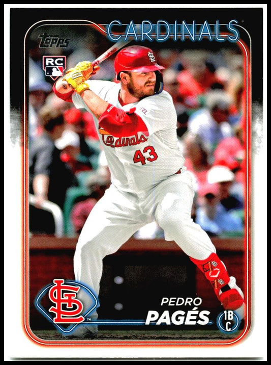 2024 Topps Update #US338 Pedro Pages Rookie St. Louis Cardinals