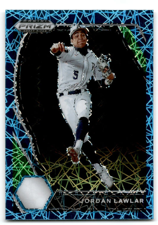2021 Blue Velocity Prizm Jordan Lawlar Arizona Diamondbacks #PDP6