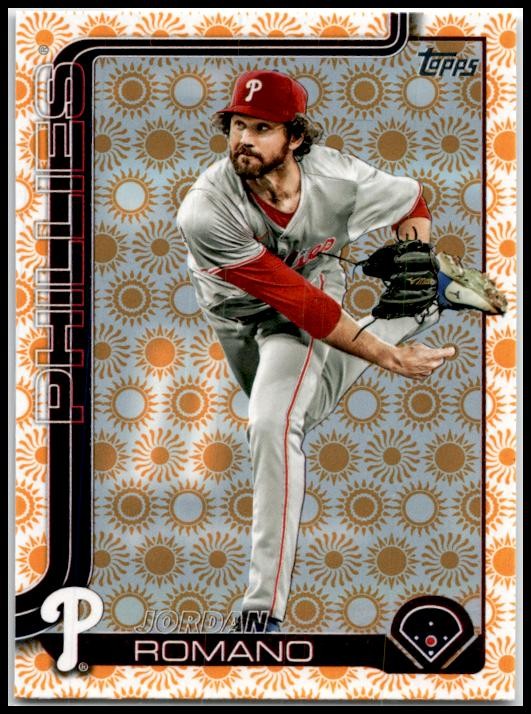 2025 Topps Holiday Sun #424 Jordan Romano Philadelphia Phillies