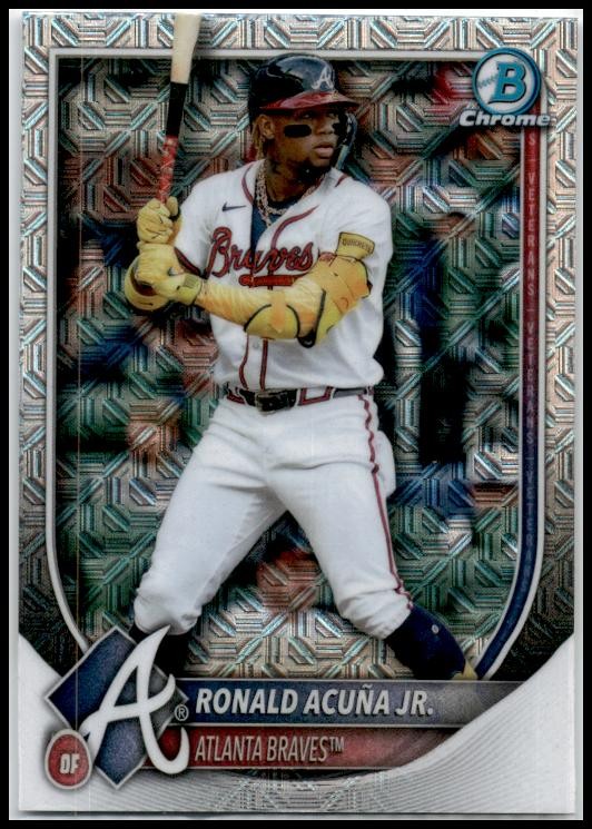 2025 Bowman Chrome Mojo #21 Ronald Acuna JR Braves