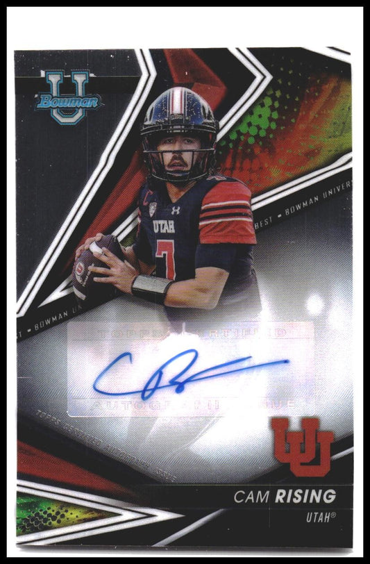 Cam Rising #BA-CR 2022-23 Bowman's Best University Best of 2022 Autographs