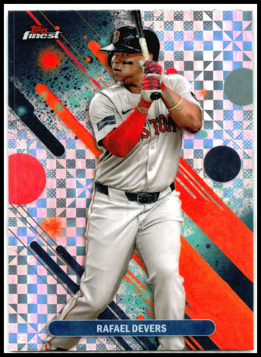 2025 Topps Finest X-Fractor #60 Rafael Devers Red Sox