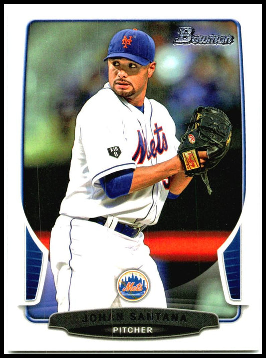 2013 Bowman #184 Johan Santana New York Mets