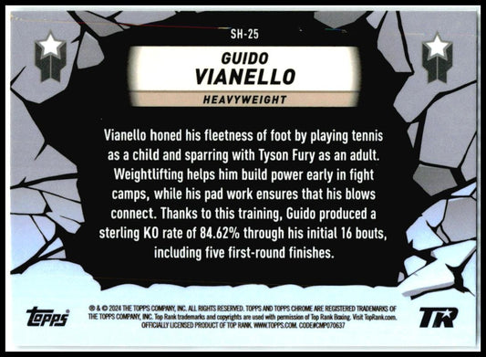 2024 Topps Chrome Boxing Smash Hits #SH-25 Guido Vianello
