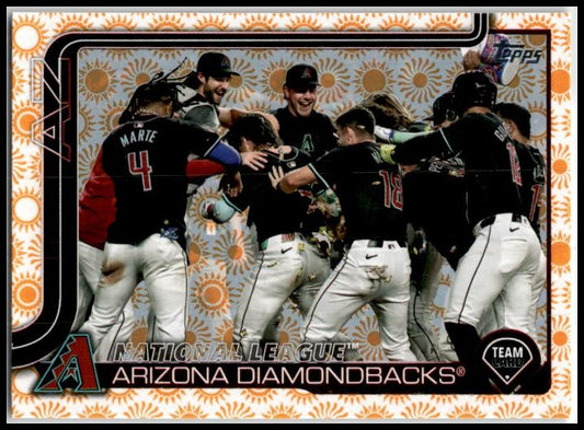 2025 Topps Holiday #466 Arizona Diamondbacks Arizona Diamondbacks