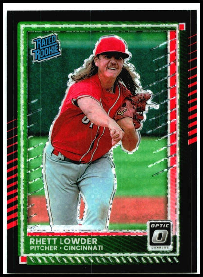 2025 Donruss Circles Prizm #74 Rhett Lowder Cincinnati Reds