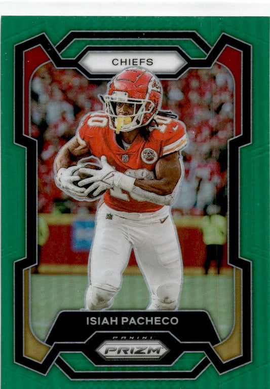 2023 Panini Prizm Green #144 Isiah Pacheco Kansas City Chiefs