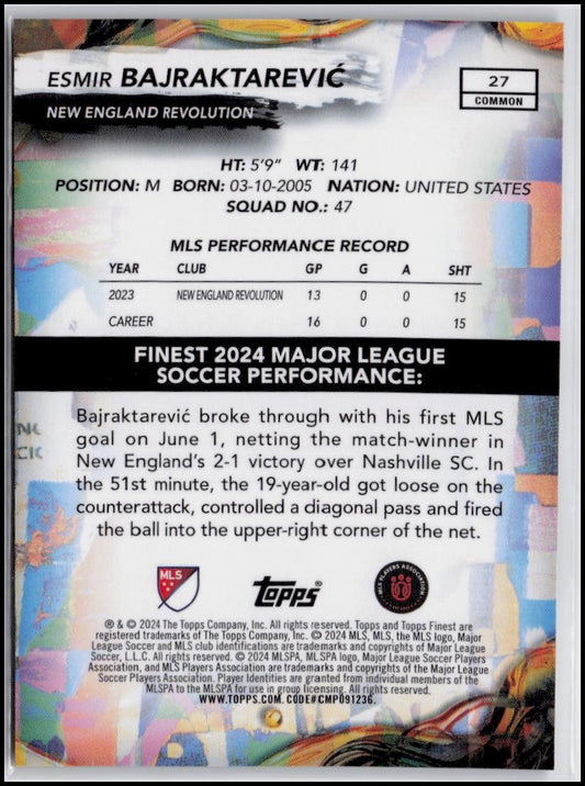 2024 Finest MLS #27 Esmir Bajraktarević