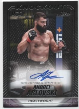 Andrei Arlovski #KNA-AAI 2024 Topps Knockout UFC Auto