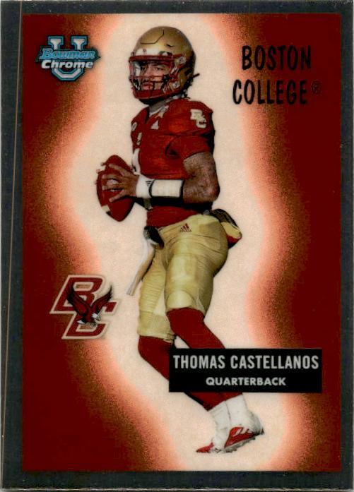 2024 Bowman University Chrome 1955 Bowman Football #55B-11 Thomas Castellanos
