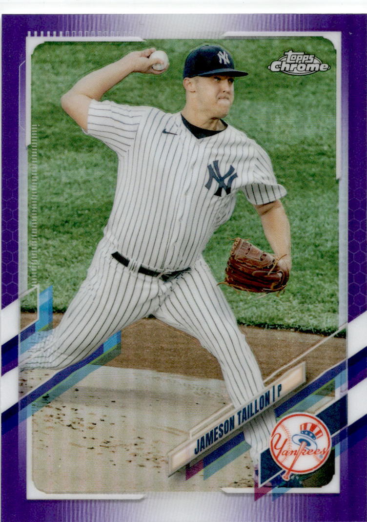 2021 Topps Chrome Update Purple Refractor #USC42 Jameson Taillon Yankees