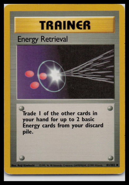 Base Set #081/102 Energy Retrieval