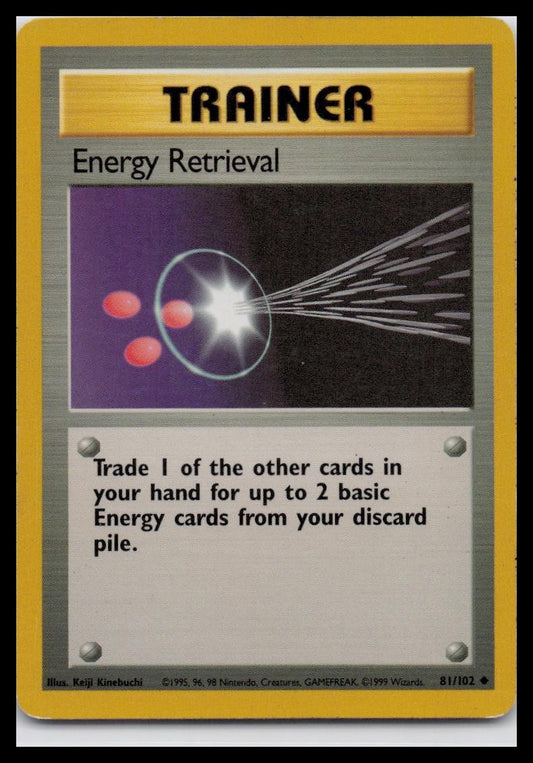 Base Set #081/102 Energy Retrieval