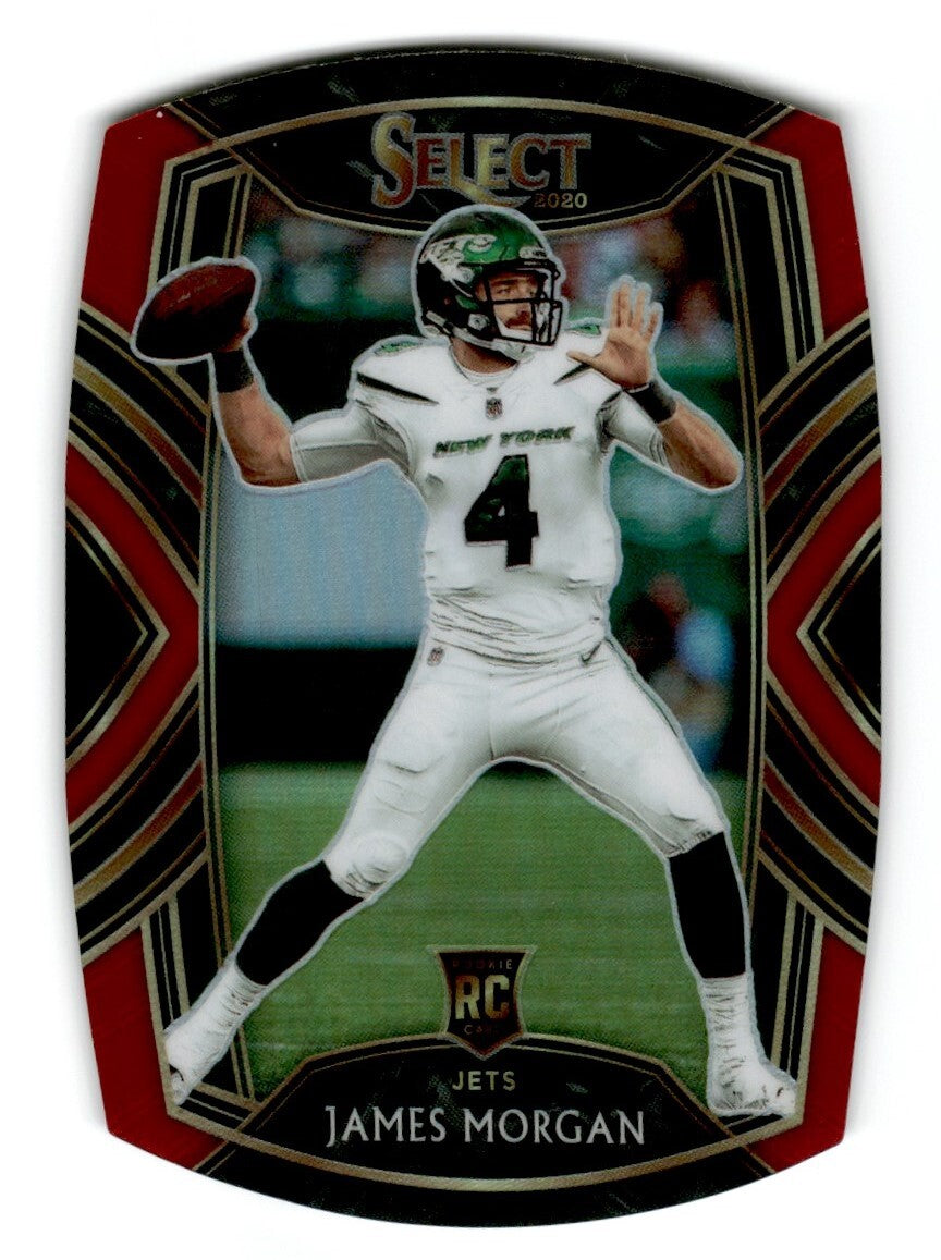 2020 Panini Select  Maroon Prizm Die-Cut James Morgan Rookie New York Jets #284
