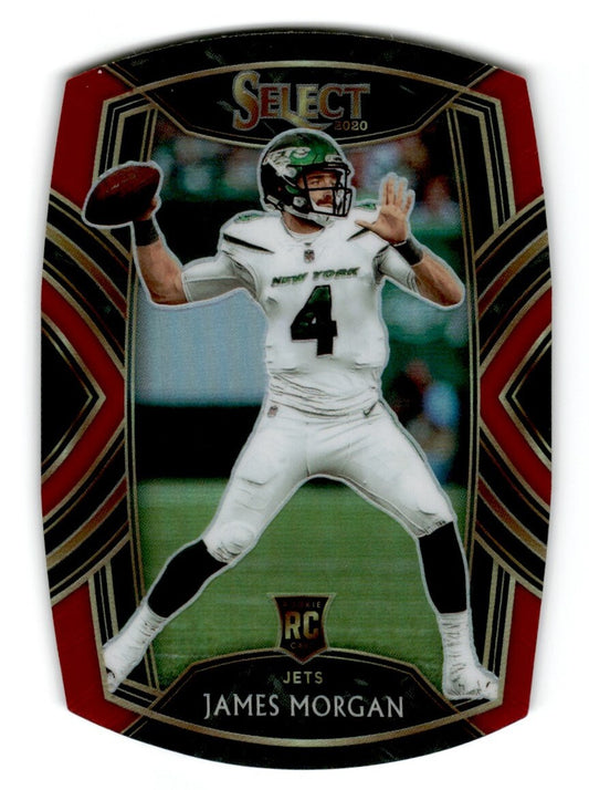 2020 Panini Select  Maroon Prizm Die-Cut James Morgan Rookie New York Jets #284