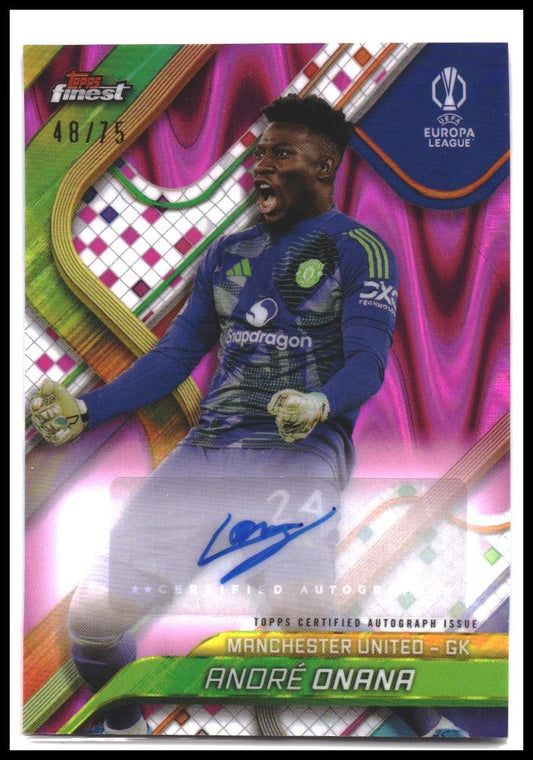 2024-25 Finest UEFA Club Competitions BA-DN Darwin Núñez Auto Magenta Wave /75