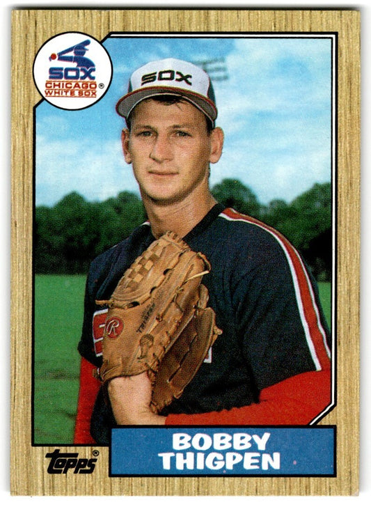 1987 Topps Bobby Thigpen Rookie Chicago White Sox #61
