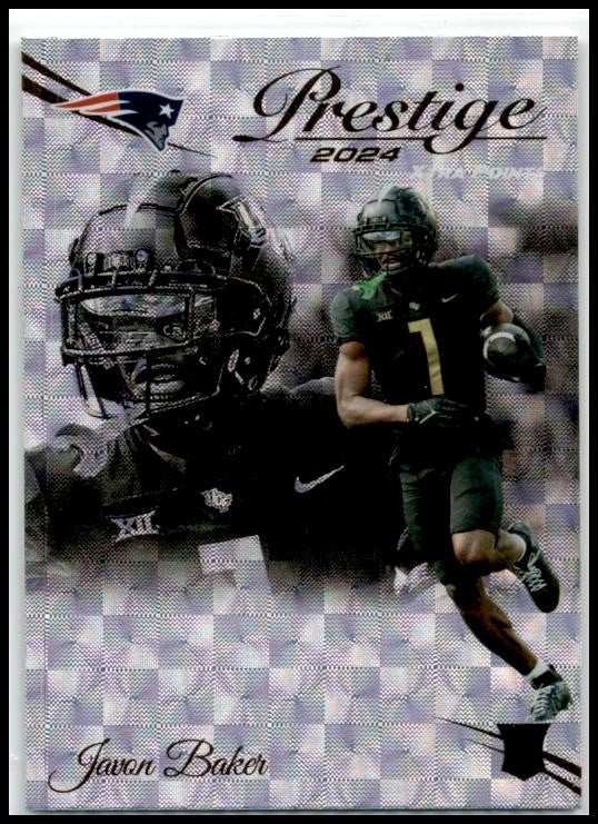 2024 Panini Prestige Hyper Xtra Points #346 Javon Baker Rookie Patriots