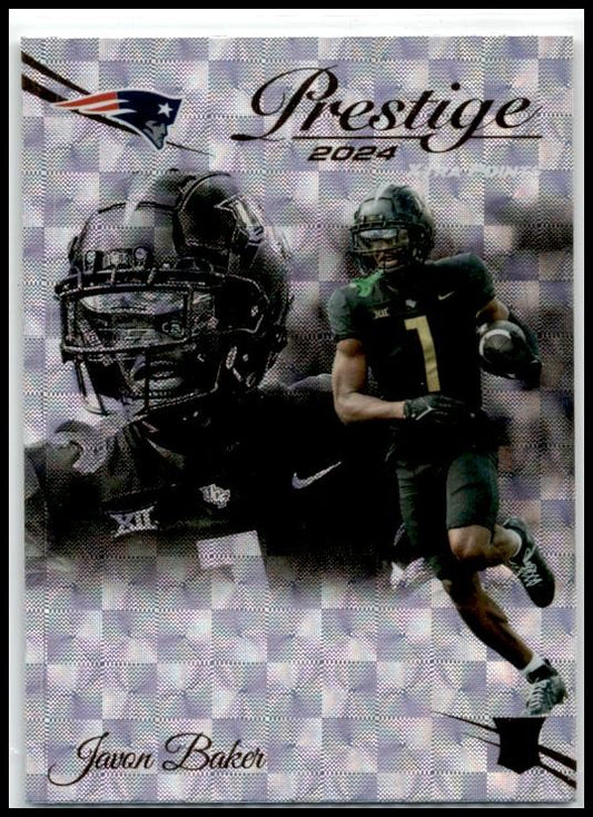 2024 Panini Prestige Hyper Xtra Points #346 Javon Baker Rookie Patriots