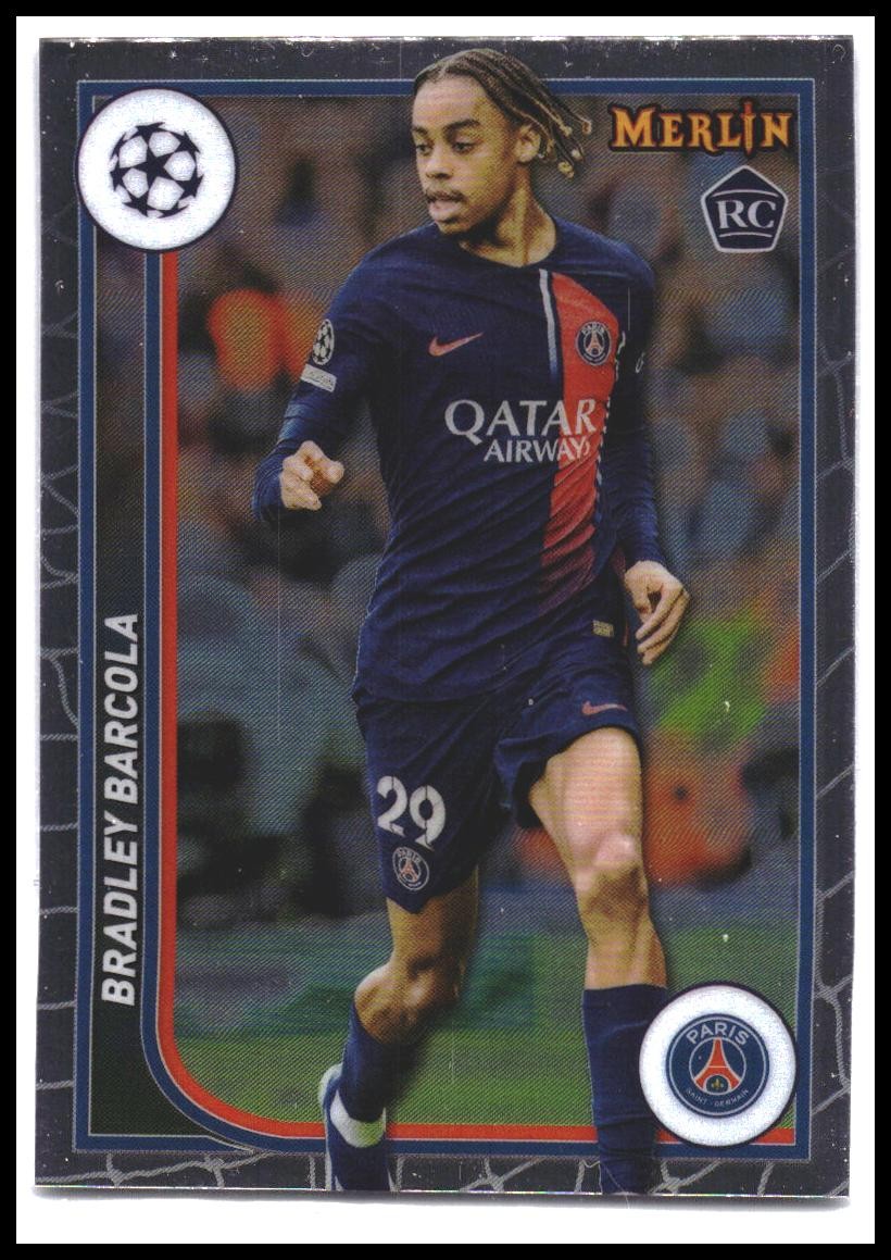 2023-24 Merlin UEFA Club Competitions #96 Bradley Barcola