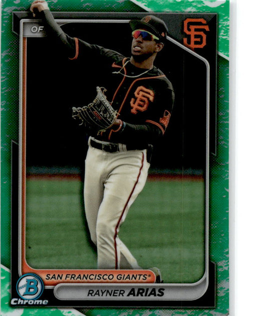 2024 Bowman Chrome Green #BCP-127 Rayner Arias San Francisco Giants