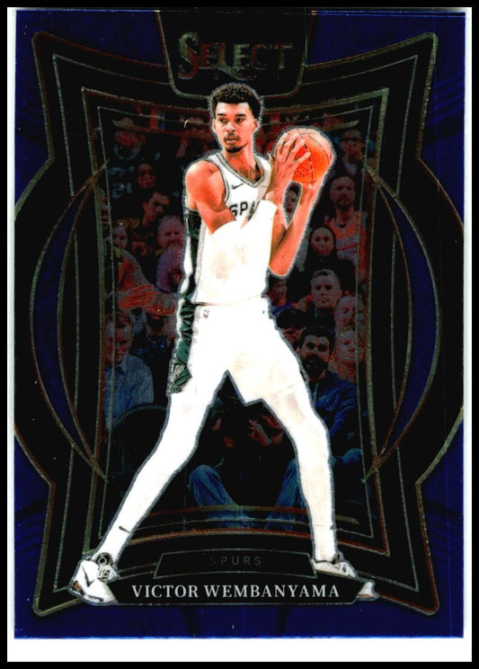 2024-25 Panini Select Blue (Retail) #9 Victor Wembanyama San Antonio Spurs