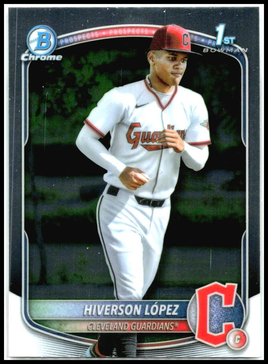 2025 Bowman Chrome # Hiverson Lopez Cleveland