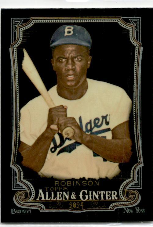 2024 Topps Allen & Ginter X #170 Jackie Robinson Brooklyn Dodgers