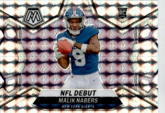 2024 Panini Mosaic NFL Debut Mosaic Prizm #284 Malik Nabers New York Giants
