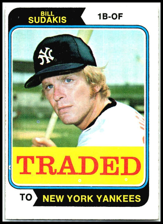 1974 Topps Traded #63T Bill Sudakis New York Yankees