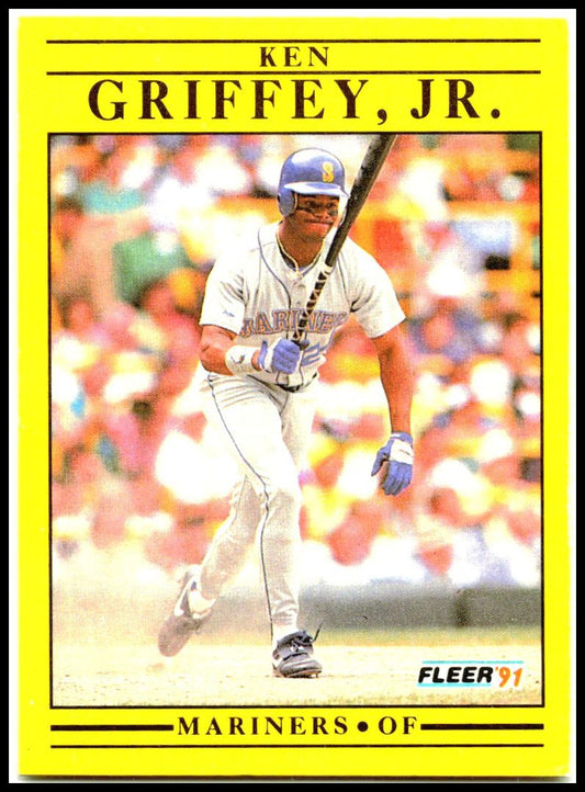 1991 Fleer #450 Ken Griffey, Jr. Seattle Mariners