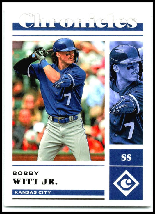 2023 Panini Chronicles #18 Bobby Witt Jr. Kansas City Royals