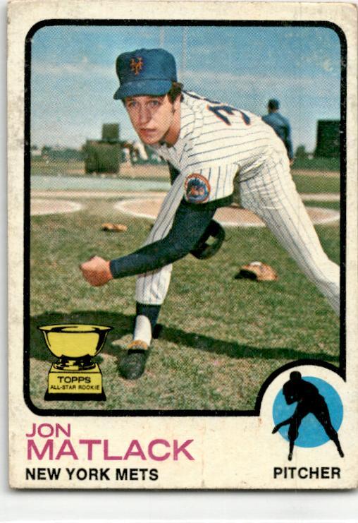 1973 Topps #55 Jon Matlack New York Mets