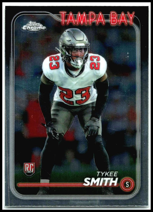 2024 Topps Chrome #278 Tykee Smith Rookie Tampa Bay Buccaneers