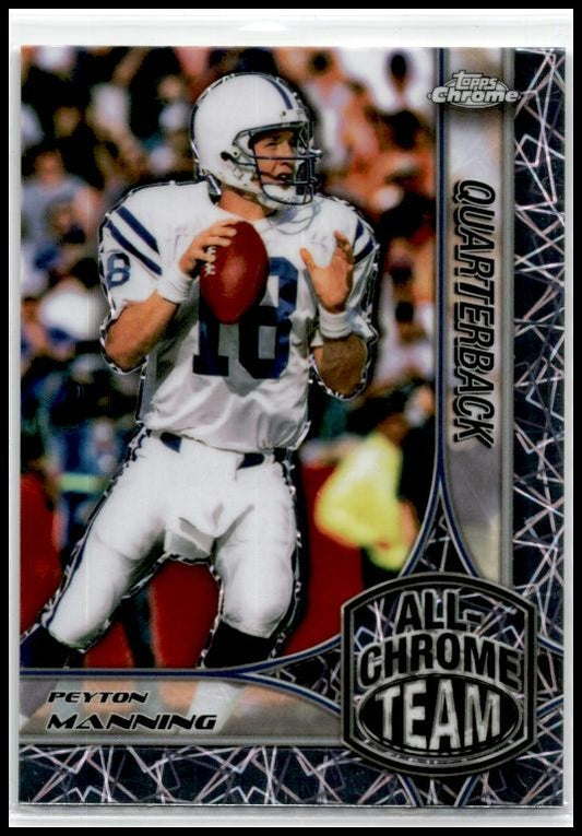 2024 Topps Chrome All Chrome Team Lazer Refractor #ACT-1 Peyton Manning Colts