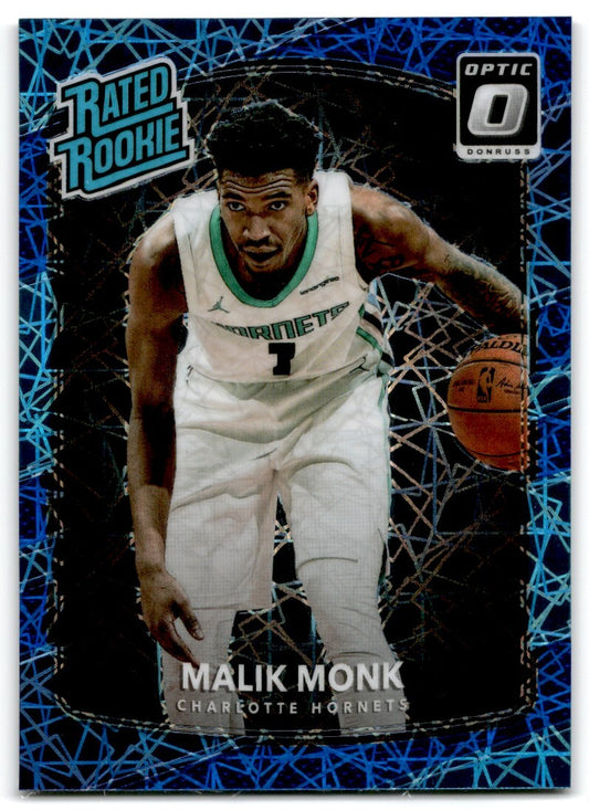 2017-18 Blue Velocity Prizm Malik Monk Rookie Charlotte Hornets #190