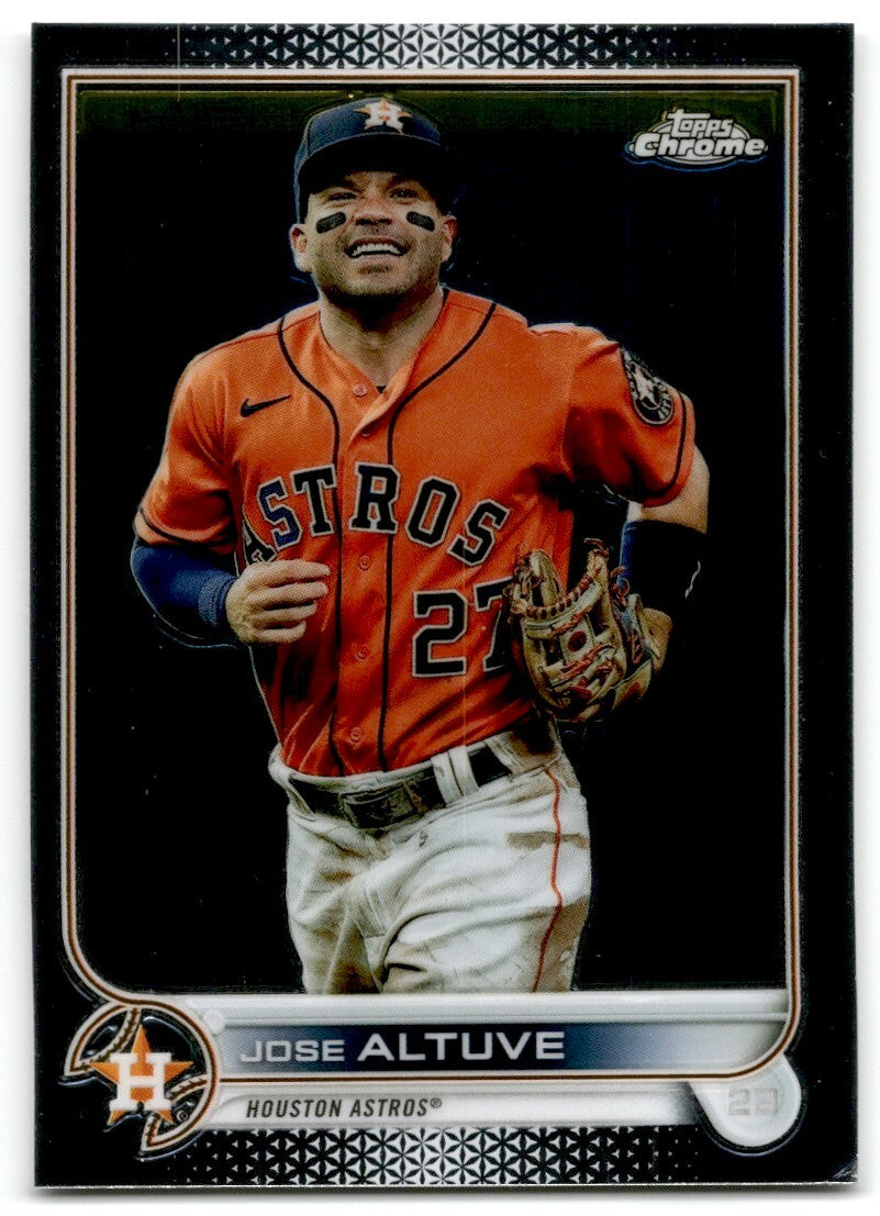 2022 Topps Chrome Jose Altuve Houston Astros #6