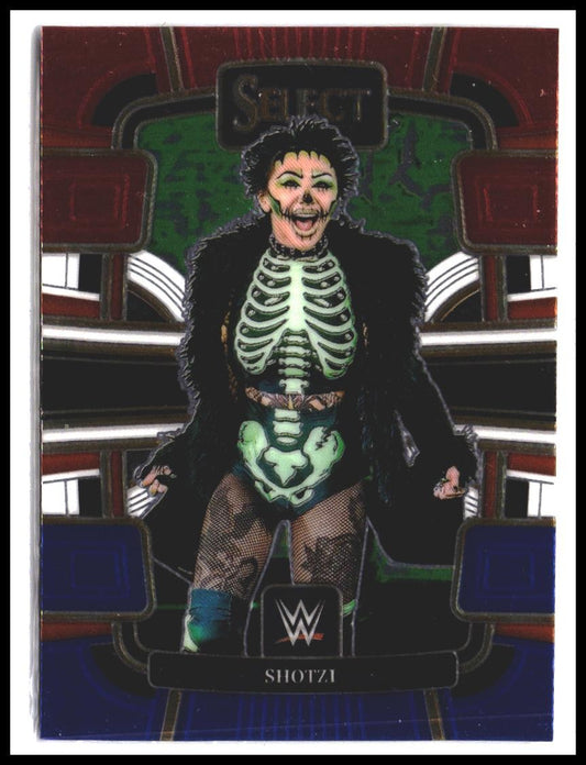 Shotzi #96 2024 Panini Select WWE Red and Blue
