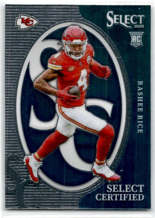2023 Panini Select Certified Rookies #CRO-RRI Rashee Rice Kansas City Chiefs