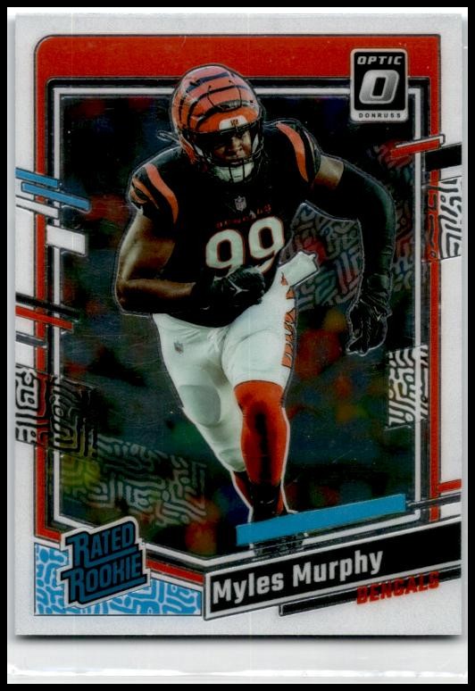 2023 Donruss Optic #222 Myles Murphy Rookie Cincinnati Bengals