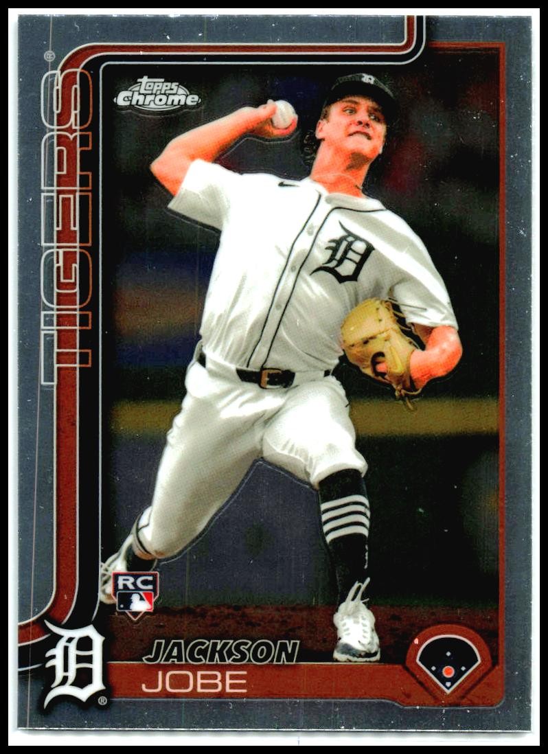 2025 Topps Chrome #249 Jackson Jobe Rookie Detroit Tigers