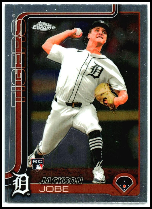 2025 Topps Chrome #249 Jackson Jobe Rookie Detroit Tigers