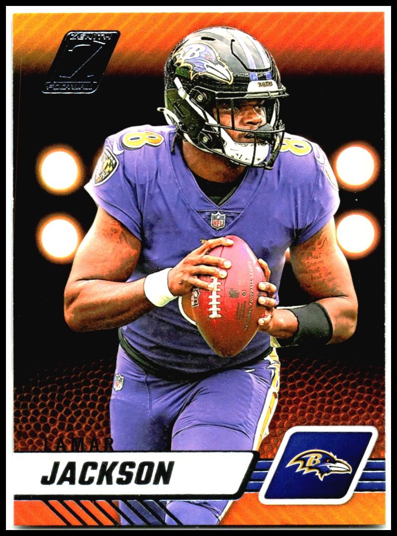 2023 Panini Zenith #8 Lamar Jackson Baltimore Ravens