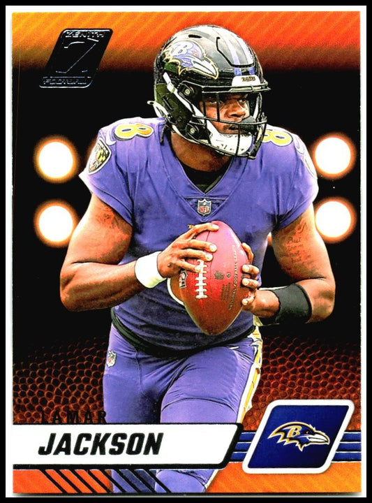 2023 Panini Zenith #8 Lamar Jackson Baltimore Ravens