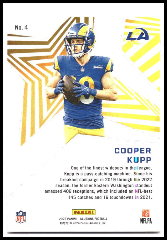 Cooper Kupp #4 2023 Panini Illusions Shining Stars