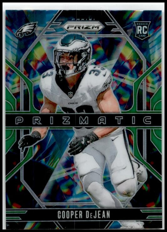 2024 Panini Prizm Prizmatic Green Prizm #6 Cooper DeJean Philadelphia Eagles