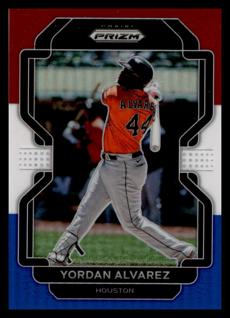 2022 Panini Prizm Red/White/Blue #66 Yordan Alvarez